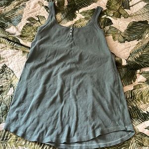 NWOT Victorias Secret Henley Waffle Textured Sleep Shirt
